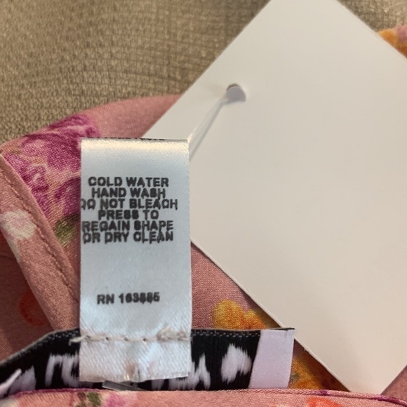 Love Ady Floral Print Satin Halter Neck Top - Picture 6 of 6